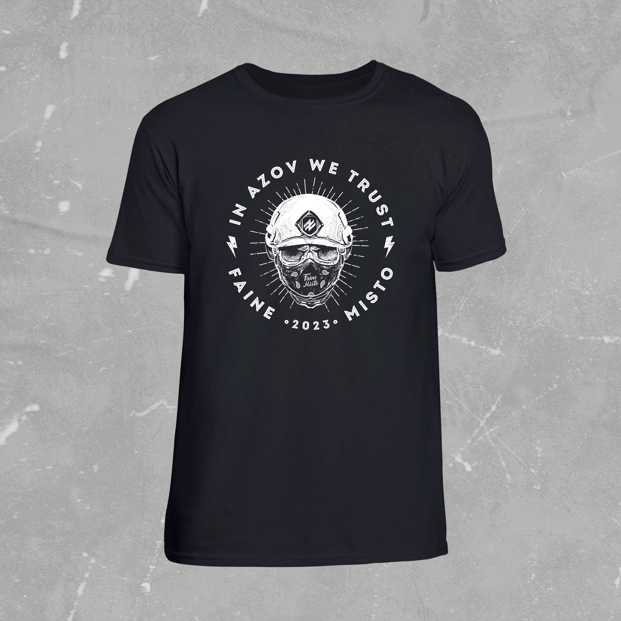 merch_сайт_AZOV T-SHIRT FAINE MISTO 2023 – IN AZOV WE TRUST - Image 1