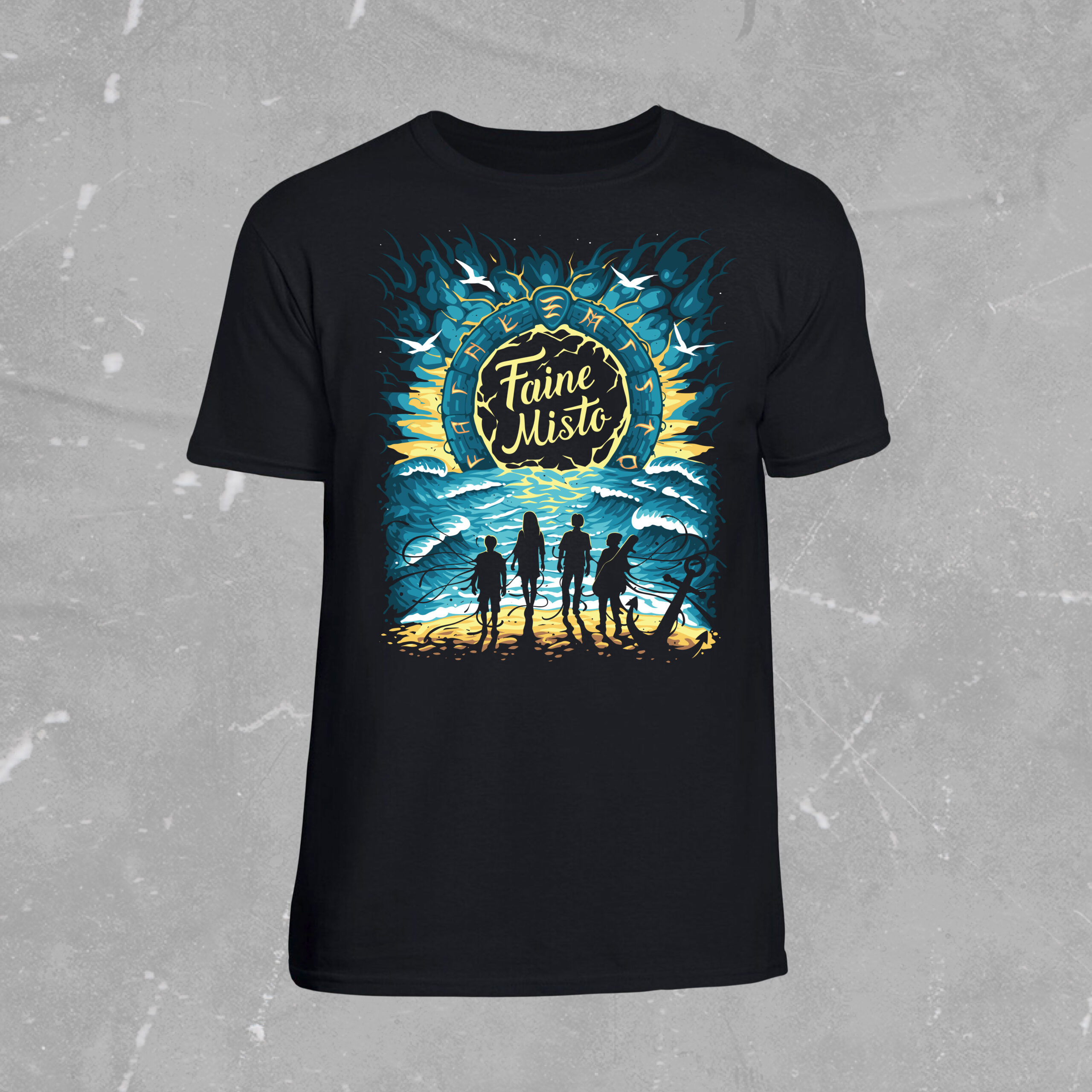 Front_Блу T-SHIRT Land Of Future Legends 2024 - element of water - Image 1