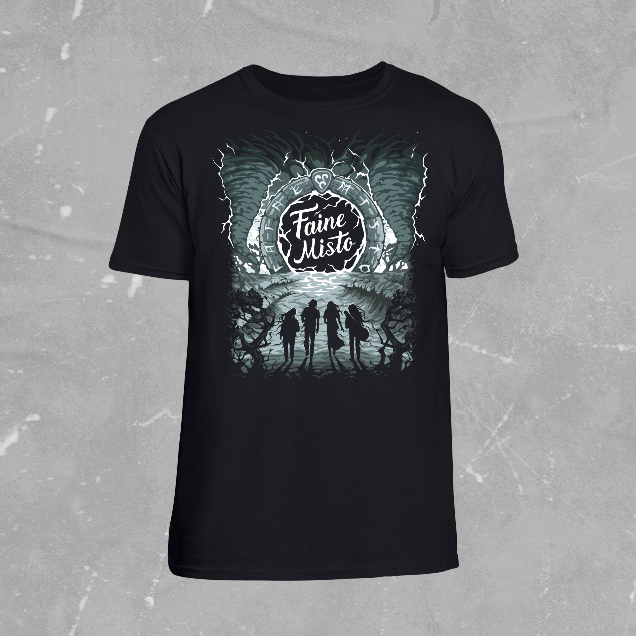Front_Грей T-SHIRT Land Of Future Legends 2024 - element of air - Image 1