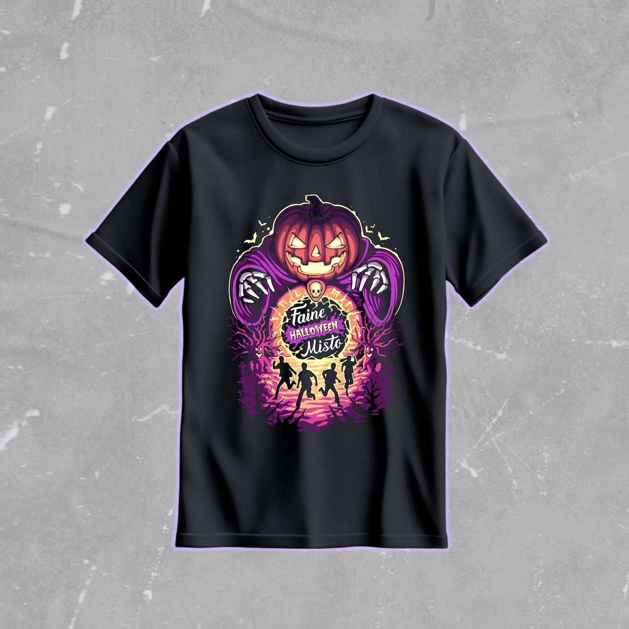 t-shirt-halloween ФУТБОЛКА Faine Halloween Misto 2024 - Зображення 1