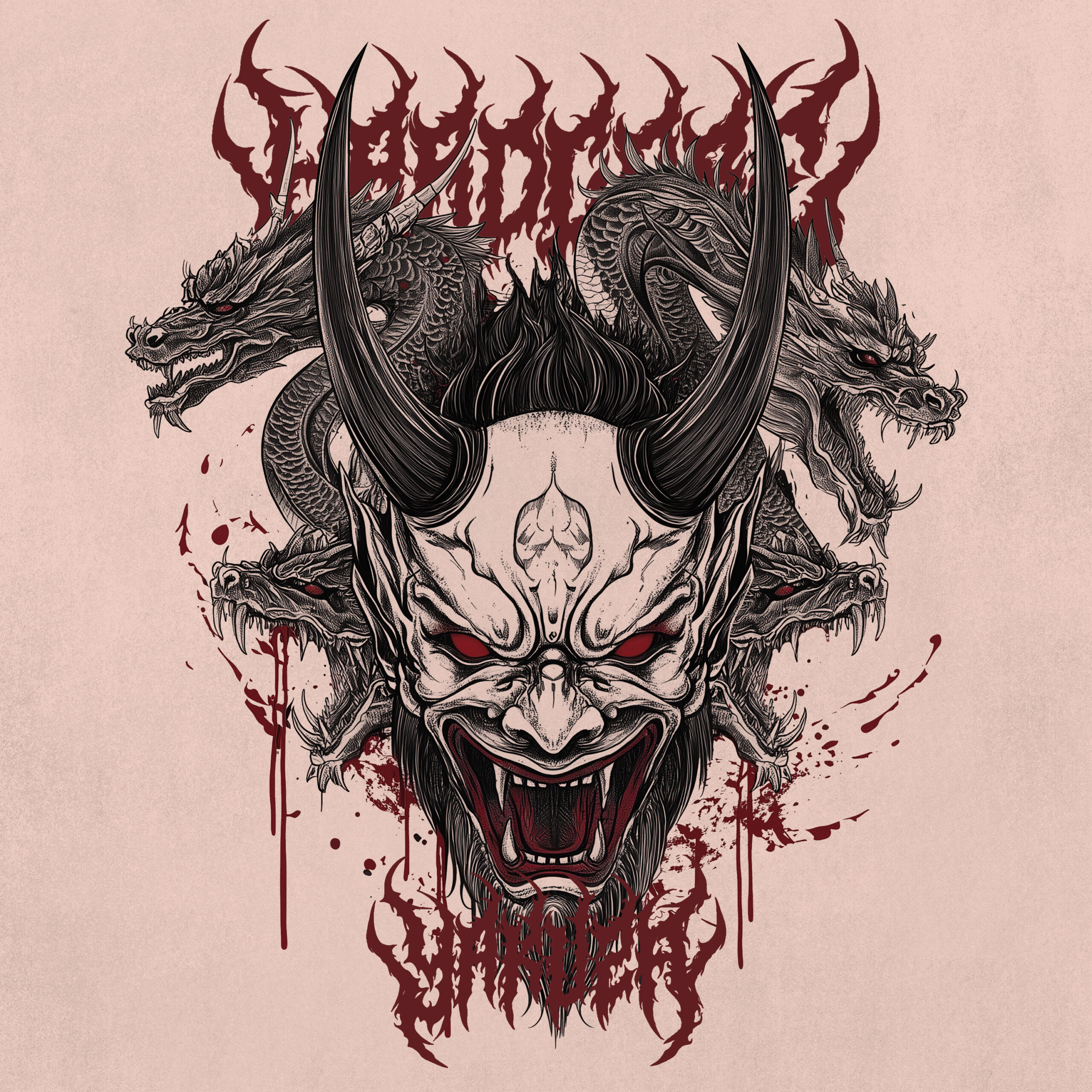 IMG_3353 2 Sick Solution – Hardcore Yakuza (LP, Album, Limited Edition, Numbered, 180g Clear/Red Splatter Vinyl) - Зображення 1