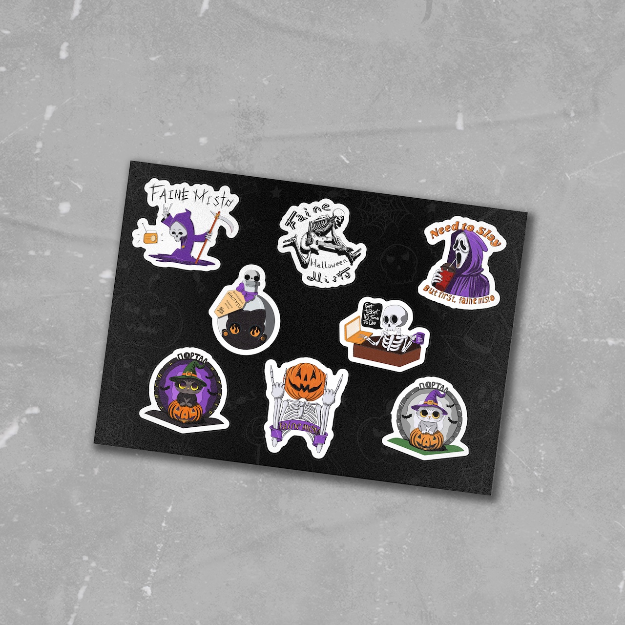sticker_pack Stickerpack Faine Halloween Misto 2024 - Image 1